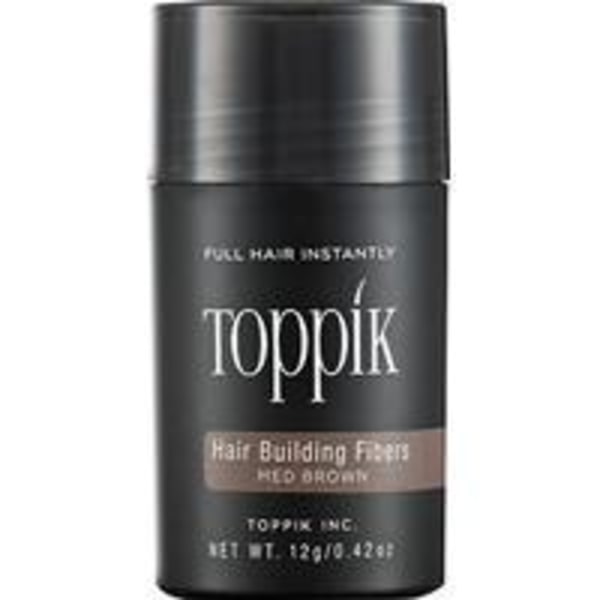 Toppik Hair Building Fibers Medium Brown 12g Transparent