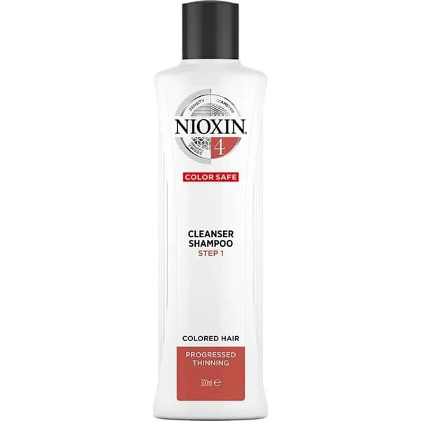 Nioxin System 4 Cleanser Shampoo 300ml Transparent