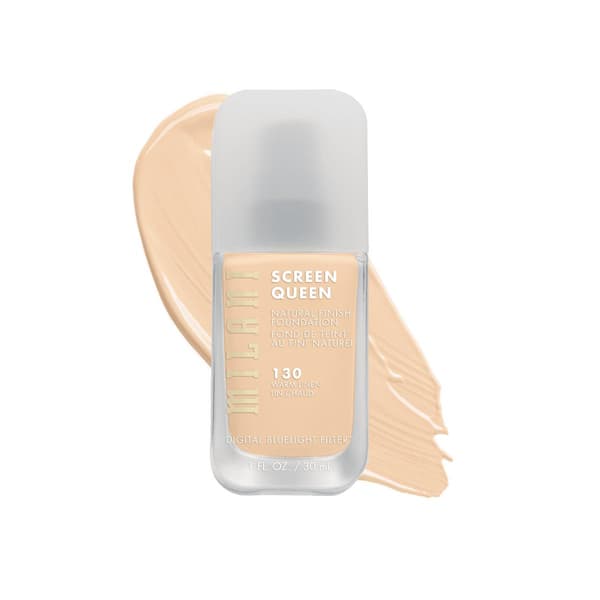 Milani Screen Queen Foundation 130 Warm Linen Transparent