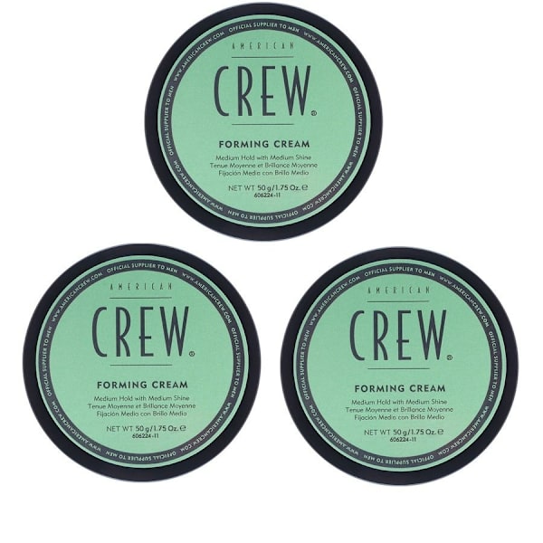 3-Pack American Crew Forming Cream 85g Transparent