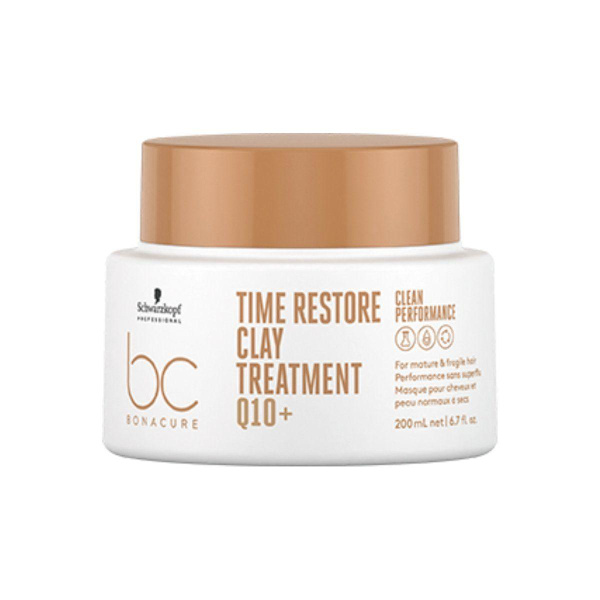 Schwarzkopf BC Bonacure Time Restore Clay Treatment Q10+ 200ml