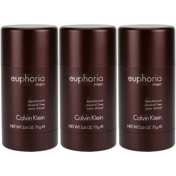 3-Pack Calvin Klein Euphoria Deostick 75ml