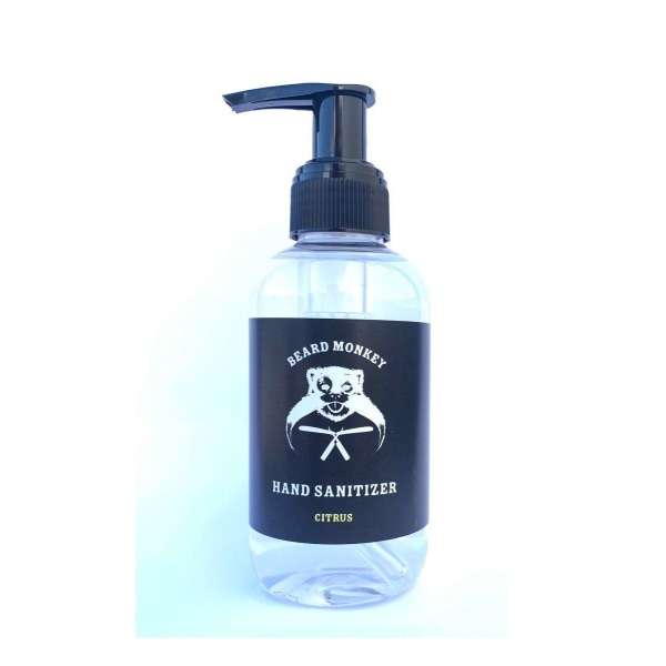 Beard Monkey Hand Sanitizer Citrus 150ml Transparent