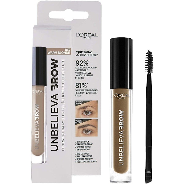 Loréal Unbelieva Brow LongWear Brow Gel 103 Warm Blonde Transparent