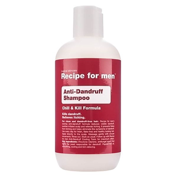 Opskrift til mænd Anti-Dandruff Shampoo 250ml Transparent