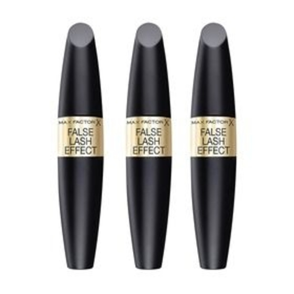 3-pack Max Factor False Lash Effect Mascara Black 13,1ml Transparent