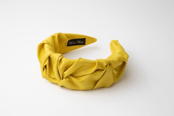 Pieces By Bonbon Else Headband Yellow Transparent