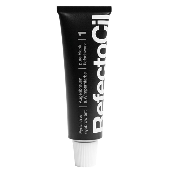 RefectoCil Eyelash and Eyebrow Tint No.1 Pure Black 15ml Transparent