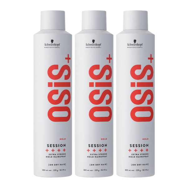 3-pack Schwarzkopf Professional Osis+ Session 300ml