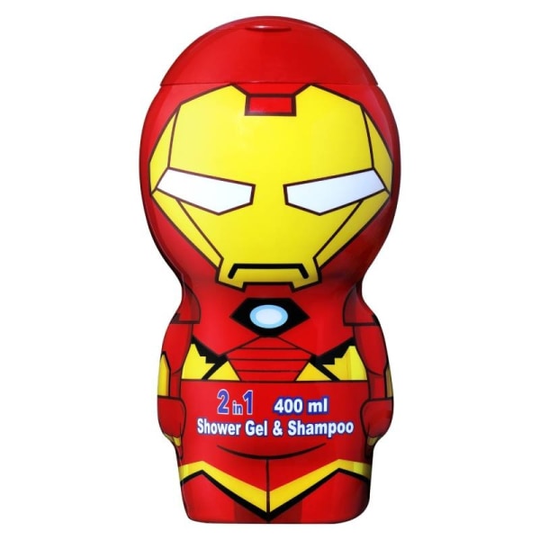 Air-Val Iron Man 2-in-1 Shower Gel & Shampoo 2D 400ml
