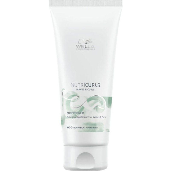 Wella Nutricurls Waves & Curls Detangling Conditioner 200ml Transparent