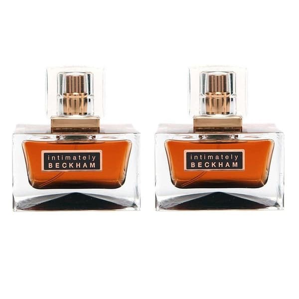 2-pack David Beckham Intimately For Him EdT 75ml Transparent