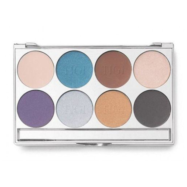 TIGI Cosmetics High Density Eyeshadow Palette Midnight Black 25, Transparent