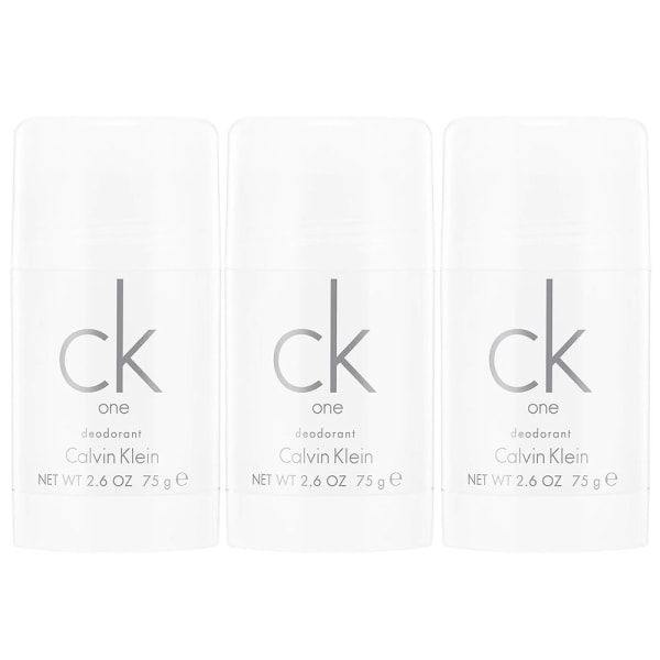 3-pack Calvin Klein CK One Deostick 75ml