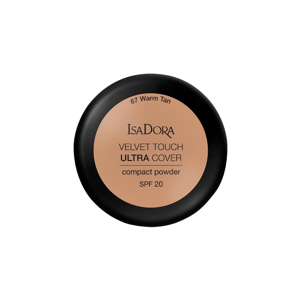 IsaDora Velvet Touch Ultra Cover Compact Powder SPF20 67 Warm Ta