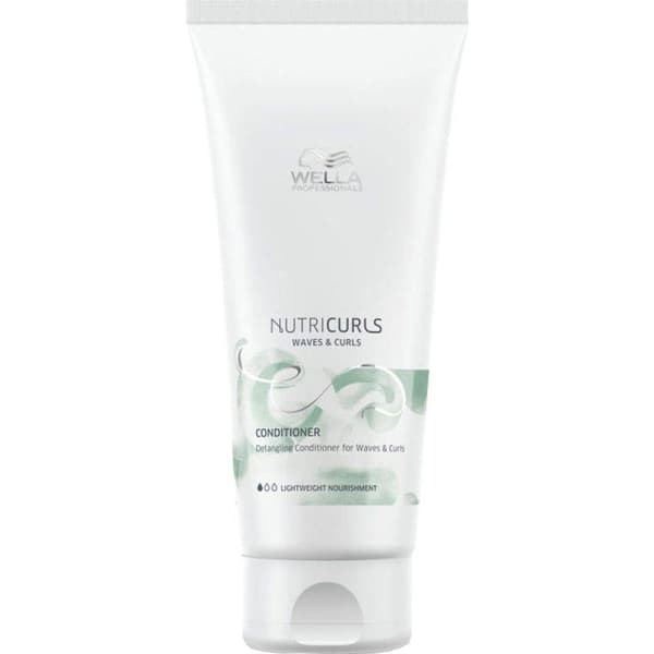 Wella Nutricurls Waves & Curls Detangling Conditioner 200ml Transparent