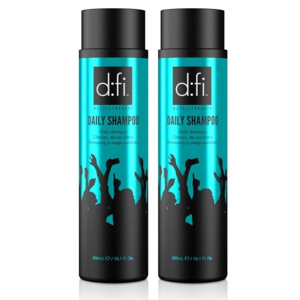 2-Pack d:fi Daily Shampoo 300ml Transparent