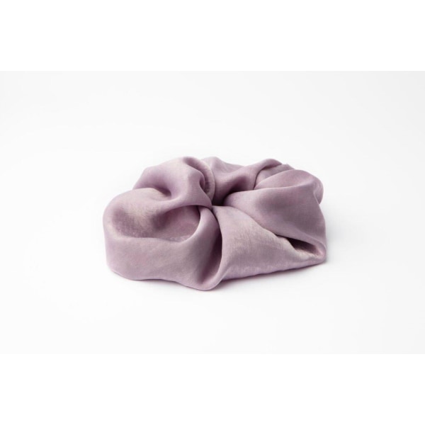 Pieces By Bonbon Vera Scrunchie Oversized Purple Transparent