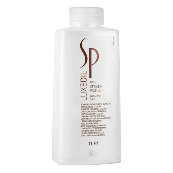 Wella SP Luxeoil Keratin Protect Shampoo 1000ml Transparent