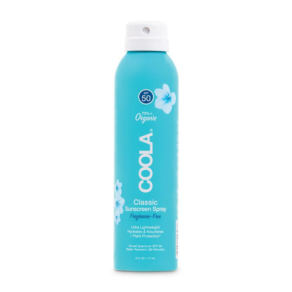 COOLA Classic Body Organic Sunscreen Spray SPF 50 Duftfri