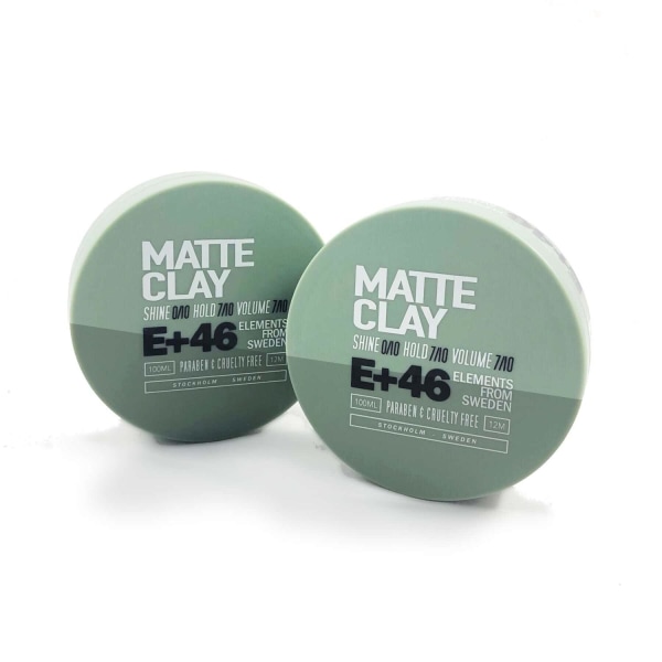 2-pack E+46 Matte Clay 100ml Transparent