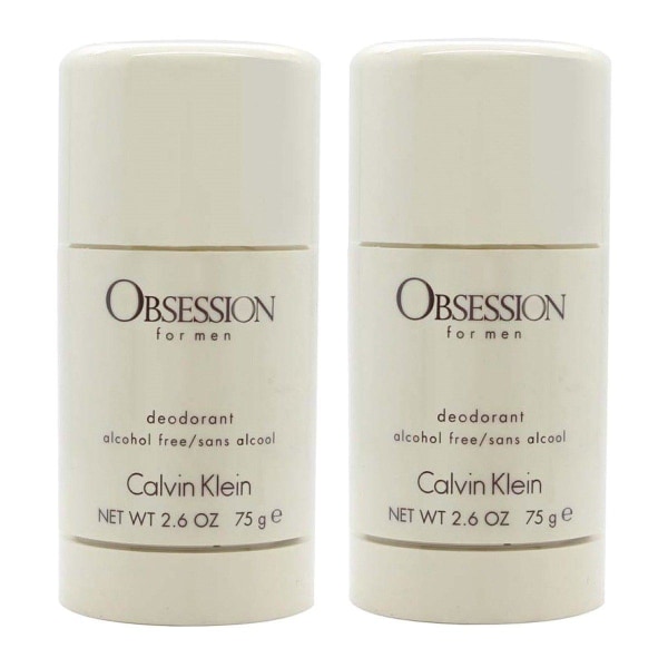 2-Pack Calvin Klein Obsession For Men Deostick 75ml Transparent