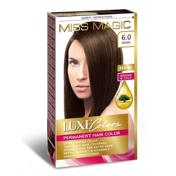 Miss Magic Hair Color Ruskea 6.0 Transparent