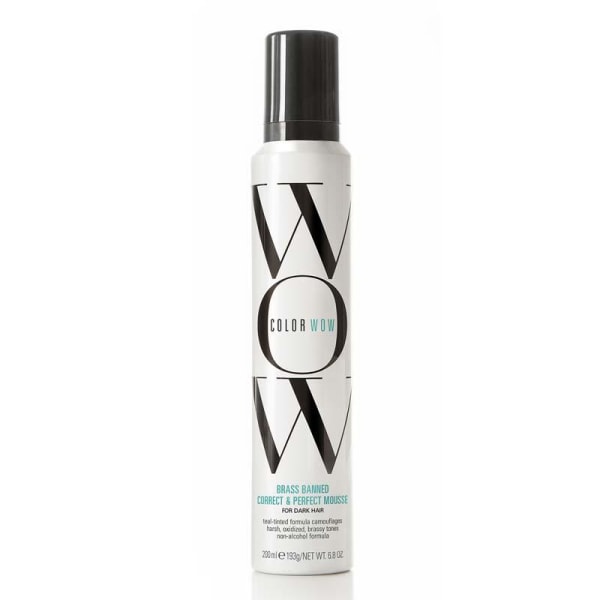 Color Wow Brass Banned Correct & Perfect Mousse For Dark Hair 20 Transparent