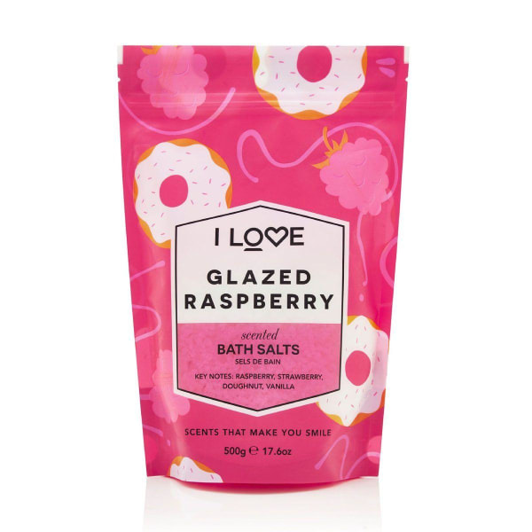 I Love Glazed Raspberry Bath Salts