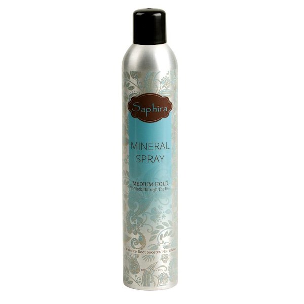 Saphira Mineral Spray Medium Hold 500ml Transparent