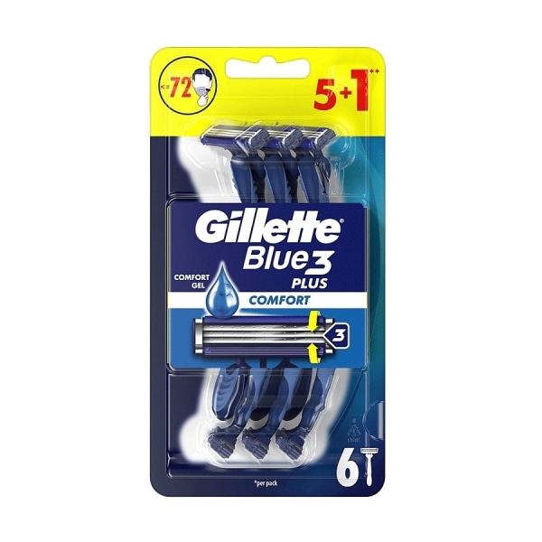 Gillette Blue3 Plus Comfort 6-Pack rakhyvlar