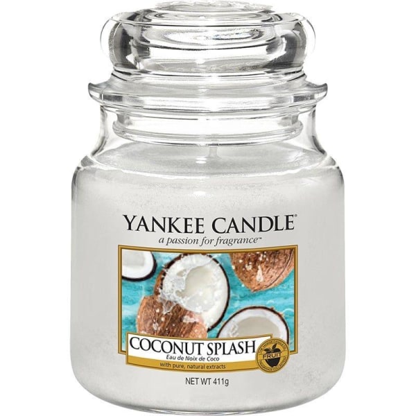 Yankee Candle Medium Coconut Splash Transparent