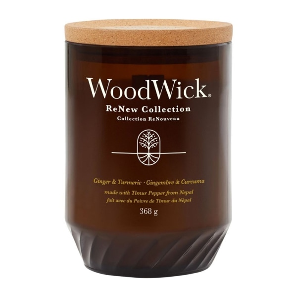 Woodwick Renew Large Candle Ginger & Tumeric