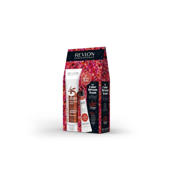 Revlon Color Dream Team Shampoo Brave Reds 45 Days 275ml + Nutri Color Creams The Brave Reds 600 Fire Red 50ml Transparent