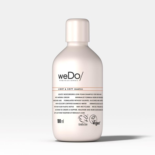 weDo Light & Soft Shampoo 100ml Transparent