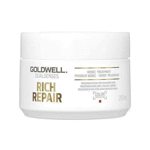 Goldwell Dualsenses Rich Repair Restoring 60Sec Treatment 200ml Transparent