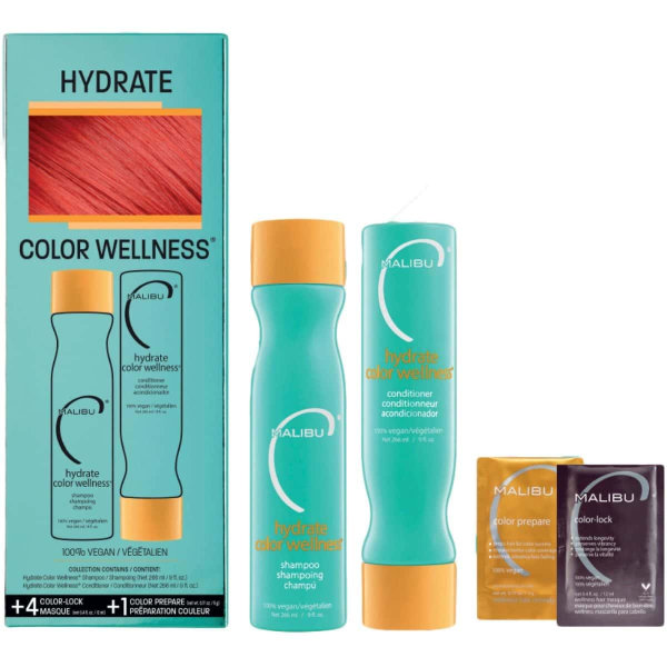 Malibu C  Hydrate Color Collection Wellness Kit Transparent