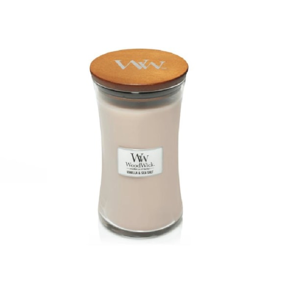 WoodWick Medium Vanilla & Sea Salt Transparent