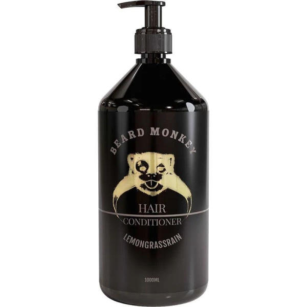 Beard Monkey Hair Conditioner Lemongrass 1000ml Transparent