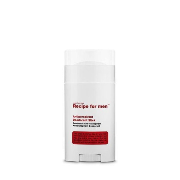 Recipe for men Antiperspirant Deodorant Stick Transparent