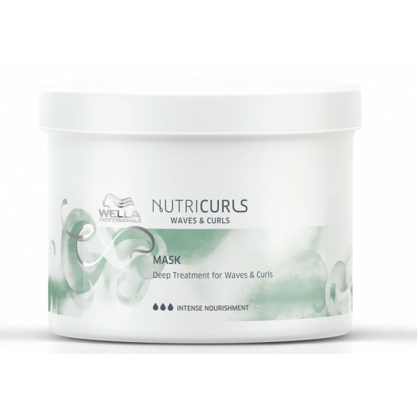 Wella Nutricurls Waves & Curls Deep Treatment Mask 500ml Transparent