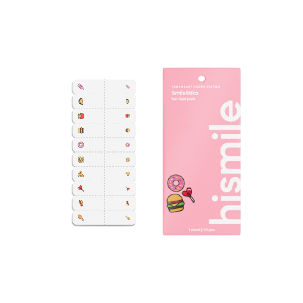 Hismile SmileStika Fast Food Pack 20-pack