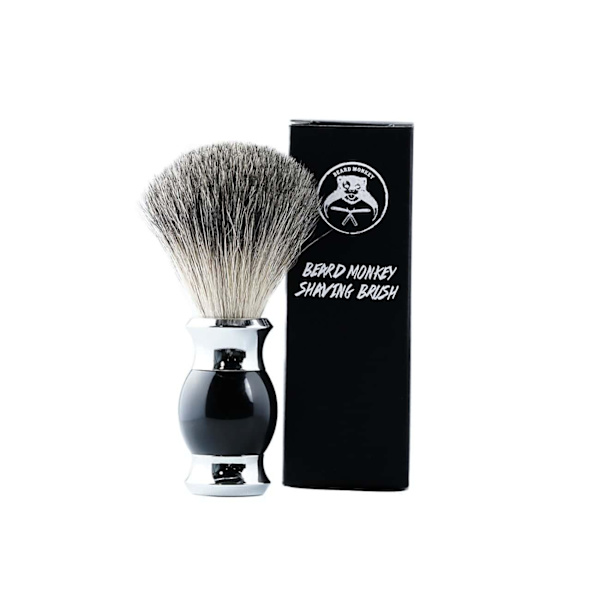 Beard Monkey Shaving Brush Transparent