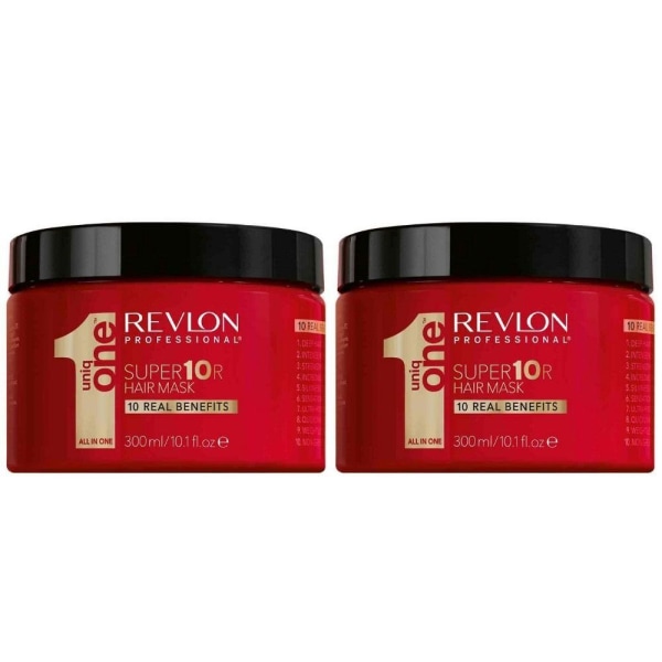 Revlon Uniq One Superior Hair Mask DUO 2x300ML Transparent