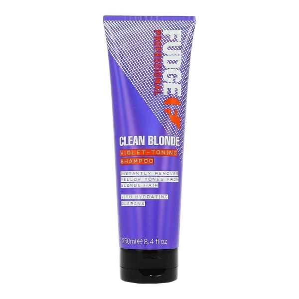 Fudge Clean Blonde Violet Toning Shampoo 250ml Transparent