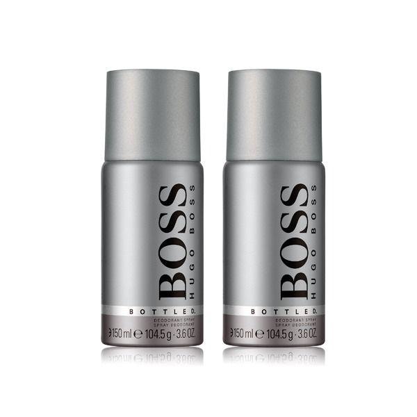 2-pack Hugo Boss Bottled Deospray 150ml Transparent