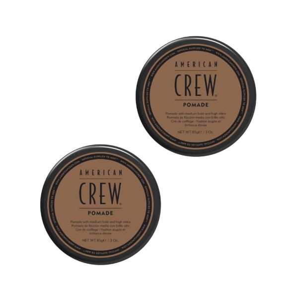 2-Pack American Crew Classic Styling Pomade 85g Transparent