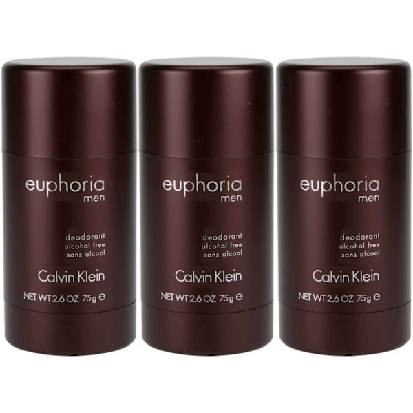 3-pakkaus Calvin Klein Euphoria Deostick 75ml