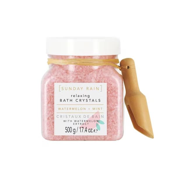 Sunday Rain Bath Crystals Watermelon & Mint 500g