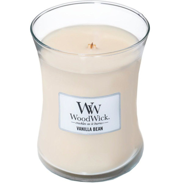 WoodWick Medium Vanilla Bean Transparent